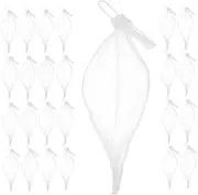 Abaodam 100Pcs Shooter Marbles Drawstring Net Bags Plastic Mesh Storage Pouches with Buckles for Organizing Jewelry Beads Thick Design for Easy Access and Travel