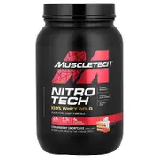 MuscleTech, Nitro-Tech® 100% Whey Gold, Strawberry Shortcake, 2 lbs (907 g)