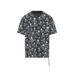 [Mastermind World] Mastermind World-Black Cotton Vintage Skull Tee-Uomo S STAND