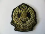 Malaysia Fire Dept BOMBA DAN PENYELAMAT 2" patch BULLION Letters Very RARE