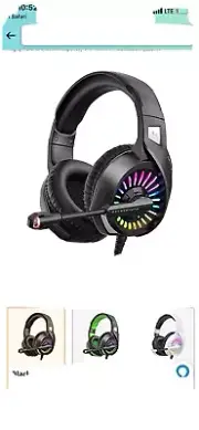 ps4 gaming headset with mic wireless