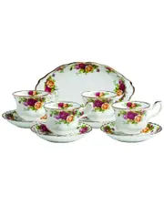 Royal Albert Old Country Roses Tea Completer 9pc Set