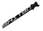 1x SHITBOX Emblem 3D Car Fender Badge Decal Replacement for Truck Chrome Black