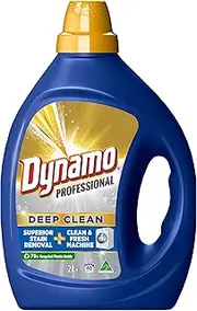 Dynamo Professional Clean & Fresh Machine Laundry Detergent 2L, 40 Washloads, Washing Liquid for Tough Stain Removal, Eliminates Machine Dirt, Odour, and Residue Over Time
