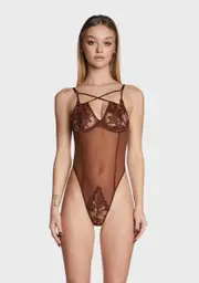 Eleanor Embroidery Underwire Teddy