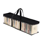 CD case DVD Storage Bags,Transparent PVC Media Holder Organizer Bag for 1 Pack