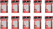 KMC 100 Card Barrier Perfect Size Newest Version (10 Packs/Total 1000)