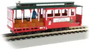Bachmann 60535 Christmas - Cable Car w/ Grip Man HO Scale