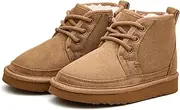 [EasyStar] Girls and Boys Winter Lace Up Warm Fur Lining Ankle Boots
