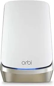 Netgear Orbi RBRE960 Up to 11.0Gbps WiFi 6E Quad-Band Mesh Router, White