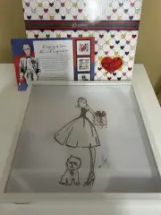 Brighton Heart Frame - Girl With Dog - Designed By Tom Clancy - NEW