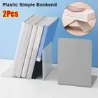 1/2Pcs L-Shaped Book Stoppers Holders Desk Bookshelf for Library Bedroom