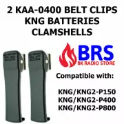 X2 BELT CLIPS FOR KNG BATTERIES & CLAMSHELLS REPLACEMENT