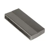 Clasp Magnetic Smooth IN 2 Pieces, Platinum, 43mm, 1 Piece