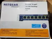 Netgear ProSAFE 8-port 10/100 Desktop Ethernet Switch. FS108 New .