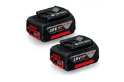 NEW GENUINE BOSCH BATTERIES 18V 5.0AH LI-ION GBA 18V (1.600.A00.1Z9) X 2