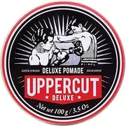 Uppercut Deluxe Deluxe Pomade, Mens Pomade High Shine and Strong Hold, Water Based Pomade for Men, Mens Hair Product for Classic Looks for Short to Medium Lengths 100g