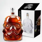Whiskey Decanter Transparent Creative Flask Carafe, Whiskey Carafe for Wine, ...