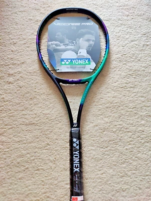 Yonex Vcore Pro 97D 18x20, UW 320g/11.3oz, Grip Size #2(1/4), Free Stringing