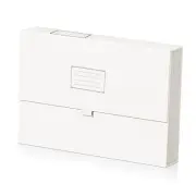 Expanding File Folder with Pockets, White Accordian Filing Folder with 7