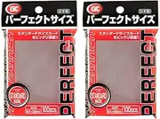 KMC 100 Pochettes Card Barrier Perfect Size Soft Sleeves 2 Pack Value Set !