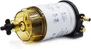 Boat Fuel Filter Marine Fuel Water Separator Filter Assembly for Outboard Motor Mercury 35-60494-1 Yamaha Outboard 10 Micron Replaces S3213