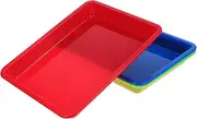 SHINEOFI Compact and Portable Plastic Trays for Boys and Girls Toy Storage Sensory Play Classroom Organiser