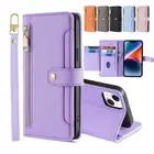 Leather Zipper Strap Wallet Phone Case For Samsung M51 A42 A11 M31S A41 Note 20