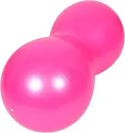 Mipcase Sensory Yoga Ball for Balance Training and Exercise Inflatable Peanut Shape Stability Ball for Fitness Flexible Seating Coordination and Sensory Development Activities