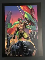 Killmonger Vs Black Panther - Marvel Comic Book Poster 8.5X11.5