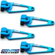 Go Nitro Hobbies 24T Aluminum A Spec Servo Arm 4 Blue Hitec