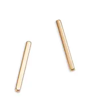 Zoe Chicco 14K Yellow Gold Gold Bars Thin Bar Stud Earrings