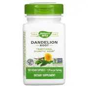 Nature's Way, Dandelion Root, 525 mg, 100 Vegan Capsules