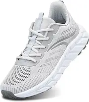 [TEOHRW] Men's Wide Walking Shoes Breathable Mesh Athletic Sneakers Wide Toe Box Running Shoes for Men Comfortable