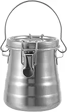 SHINEOFI Metal Pencil Holder Watercolor Brush Container for Oil Painting - Double Layer Stainless Steel Paint Brush Washer Pot and Cleaning Bucket - Turpentine Bath Tub Cleaner