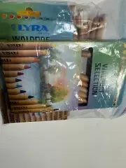 7 packs Waldorf Selection Giant Triangular Colored Pencil Unlacquered 6.25mm