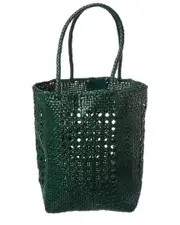 Dragon Diffusion Grace Cannage Woven Leather Tote