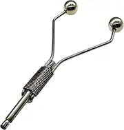 Angler Fly Tying Spool Tool, Fly Tying Spool Holder - Stainless Steel Bobbin Threader for Fly Fishing, Angler, Fly Fishing Aid, Portable Spool Holder, Bobbin Tool for Father