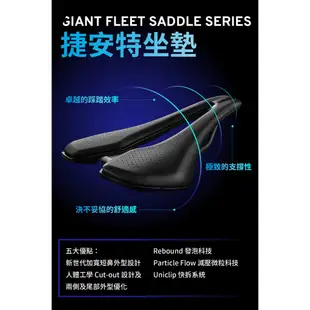 拜客先生－【GIANT】捷安特 GIANT FIEET SLR 超輕量碳纖坐墊 加寬短鼻設計 人體工學 2021新品現貨