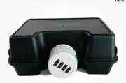 New Black SAFER LOCK Medicine Box W/ Combination Lock Factory Sealed