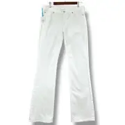 7 For All Mankind U075146U-047U White Bootcut Jeans Pants Size 31