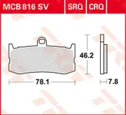 TRW Lucas Racing rubber MCB816CRQ