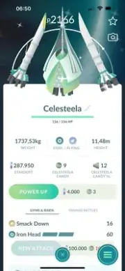 Pokemon Shiny Celesteela - Trade 1 million stardust