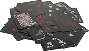 Hohopeti Standard Playing Card Decks Waterproof Cards Poker Set Poker Table Tabletop Game
