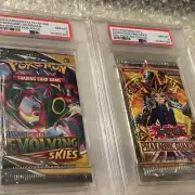 2021 SWSH Pokémon Evolving Skies Foil Pack Rayquaza PSA (Mislabeled /Error Pack)