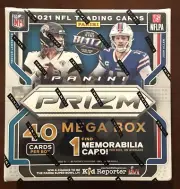 Panini 2021 Prizm Football NFL Mega Box Walmart 40 Cards Per Box Fast Free Ship