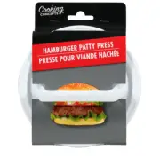 Cooking Concepts Plastic Hamburger Patty Press Cookout BBQ