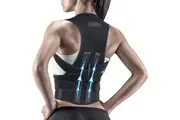 Posture Corrector Lumbar Back Brace Support for Men and Women Adjustable Posture