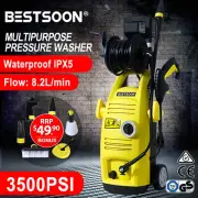 Bestsoon 3500 PSI High Pressure Washer Cleaner Electric Water Hose Gurney Pump