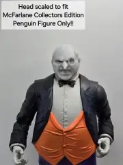 3d Print PENGUIN HEAD 1:10 7"fits McFarlane DC Multiverse COLLECTORS EDITION